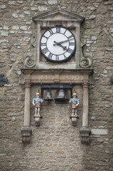Fototapeta na wymiar Carfax Tower Clock, Oxford, England