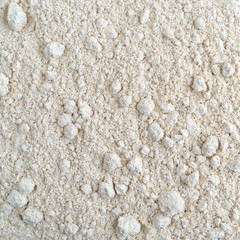 Close view of quinoa flour.