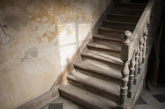Seventeenth century staircase, Louhans, France