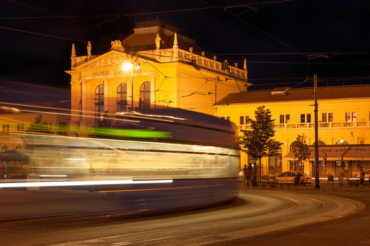 Glavni kolodvor, main railway station in downtown Zagreb, Croatia
