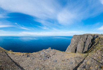 North Cape in Finnmark, Northern Norway.