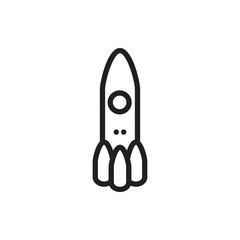 rocket icon illustration