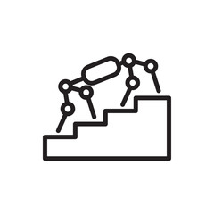 stairs icon illustration
