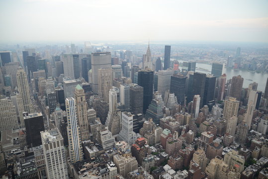 edificio empire state vistas, manhathan Nueva york, USA