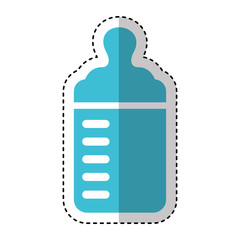 bottle milk baby icon vector illustration design