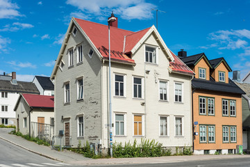 Fototapeta na wymiar Urban scenics of Tromso, Norway