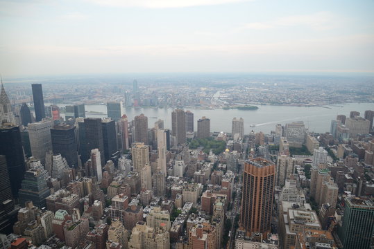 edificio empire state vistas, manhathan Nueva york, USA