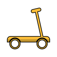 skateboard toy isolated icon vector illustration design