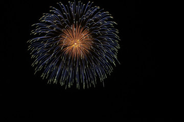12 inch fireworks shells at Hirosaki fireworks in Japan