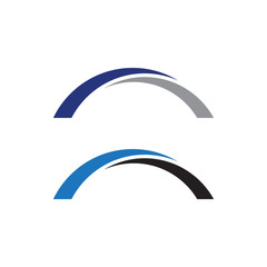 Simple Arch Bridge Logo