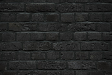 black brick wall texture