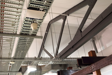 Industrial interior in warehouse