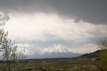 Colorado Mountain freezing and icy in May