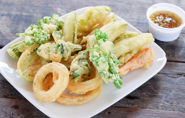 Fried mixed vegetables