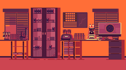 Medical Laboratory Illustration