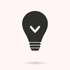 Fototapeta premium Lamp - vector icon.