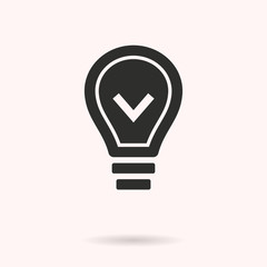 Fototapeta premium Lamp - vector icon.