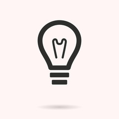 Fototapeta premium Lamp - vector icon.