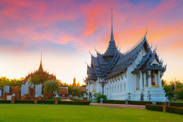 Naklejka premium Sanphet Prasat Palace in Thailand