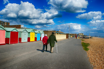 Old couple in Brghton