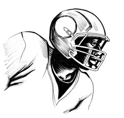 American football player