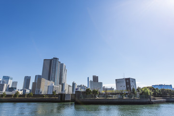 Naklejka premium 晴海の高層マンション