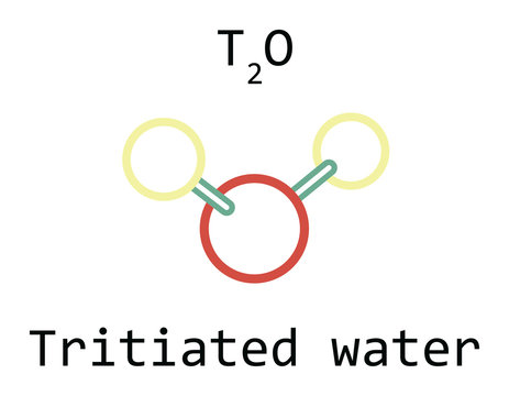 molecule T2O Tritiated water