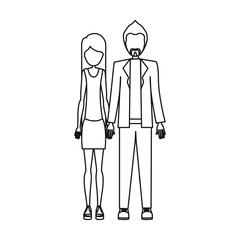 people couple together icon image, vector illustration