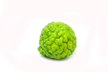 Bergamot fruits isolated on the white background