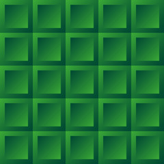 Abstract background green tiles