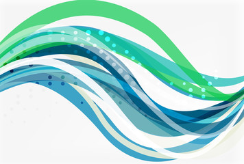 Colorful stripes on light background