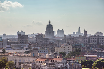 Fototapeta na wymiar View of the old town. Havana. Cuba