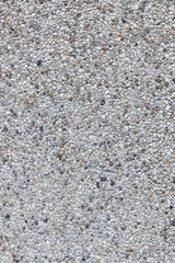 vertical part of concrete tile with gravel top