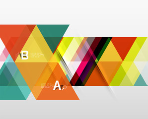 Vector geometric abstract background