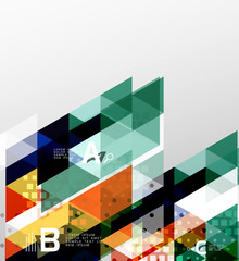 Vector geometric abstract background