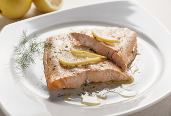 baked salmon with dill