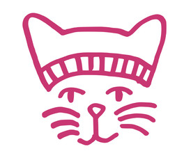 cat with a pussy hat