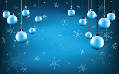 snowflake on background and in vector
