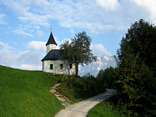 Fototapeta na wymiar Österreich - Kaisertal - St Antonius Kapelle