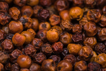 texture of pepper, close up shot