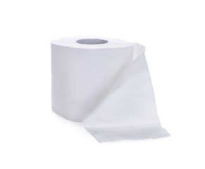 toilet paper,tissue paper roll isolated on white background