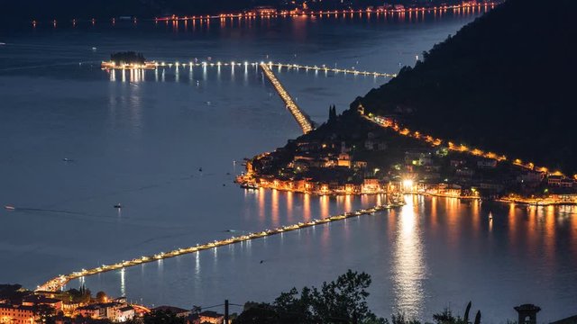 Christo&rsquo;s Walkway on the waters of Lake Iseo
