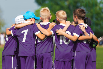 Kids Play Sports. Children Sports Team United Ready to Play Game. Children Team Sport. Youth Sports...