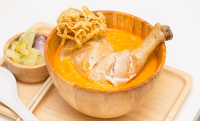 Thai Food Chiang Mai noodles / curried noodles soup