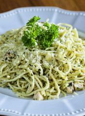 Pasta with chicken