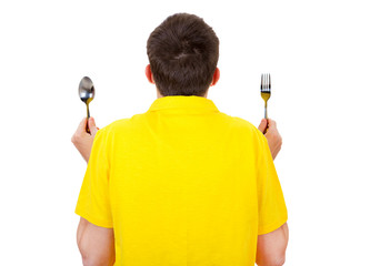 Man with a Cutlery