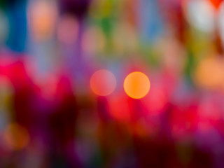 Blur light and colorful on black background