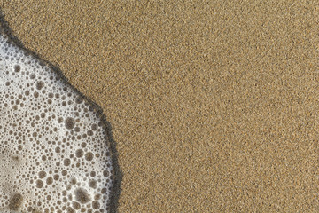 Texture of sand with soft wave