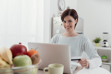 Online shopping at home