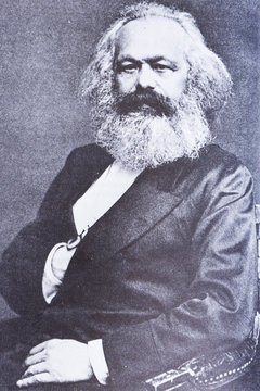 Portrait of the philosopher Karl Marx
